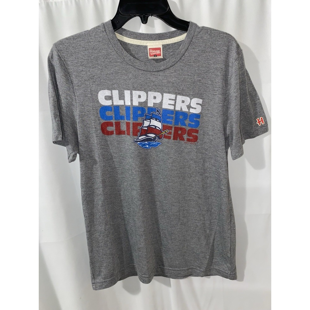 Homage Columbus Clippers MILB‎ Baseball T Shirt Small